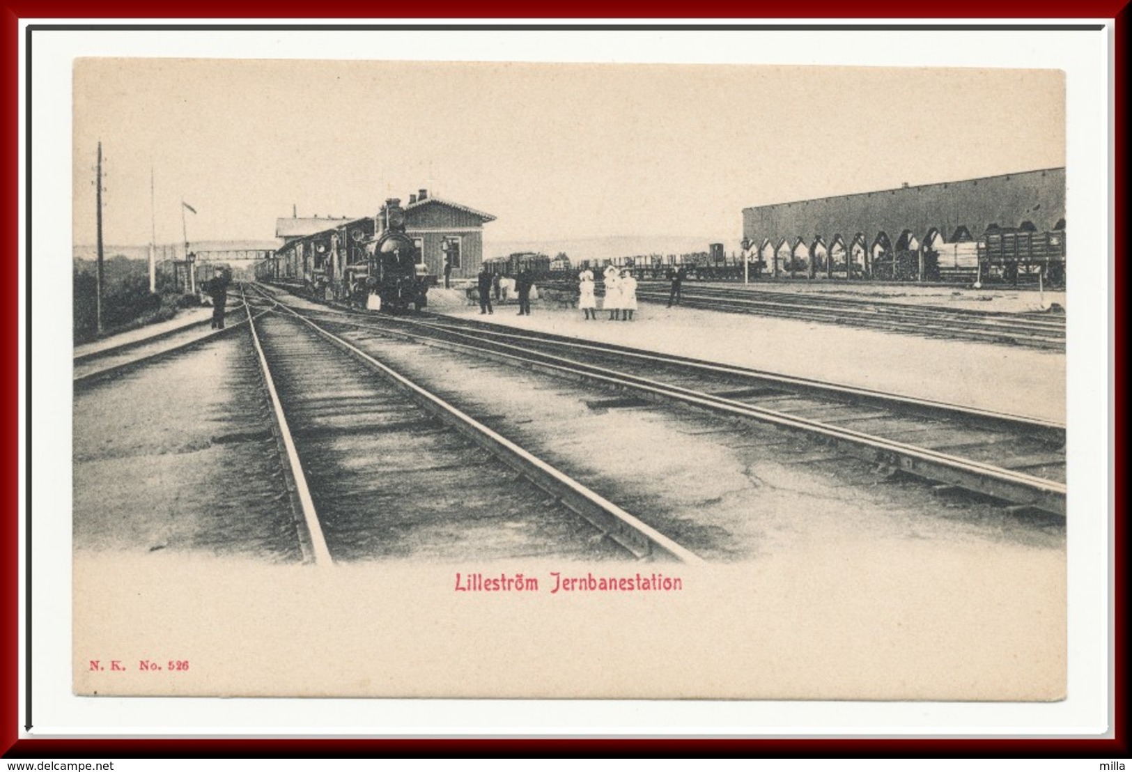 ★★ LILLESTRØM JERNBANESTATION  ★★ TRAIN. RAILWAY STATION TRAIN DEPOT.  Akershus.  NORWAY ★★ - Norvegia