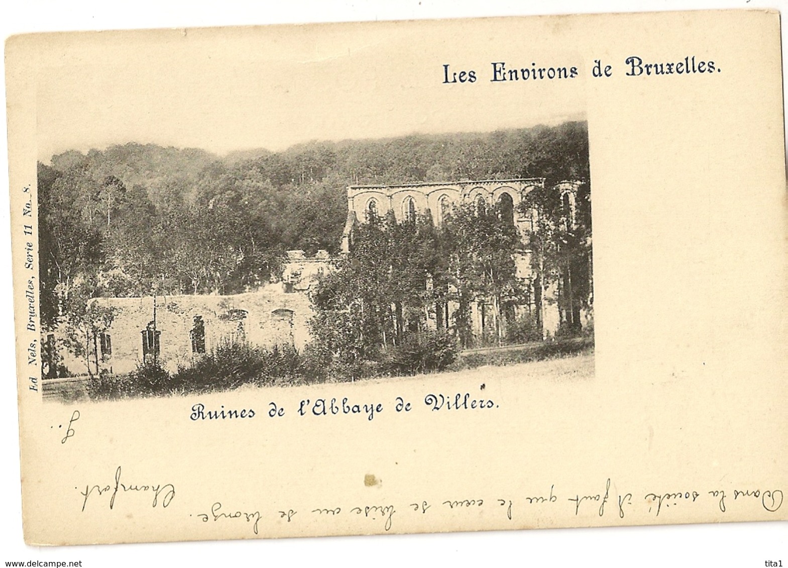 2 -Ruines De L' Abbaye De Villers "Nels Bruxelles Série11 N°8" - Villers-la-Ville