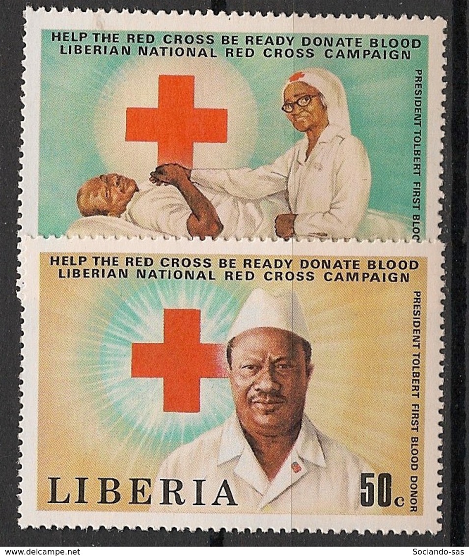 Liberia - 1979 - N°Yv. 856 à 857 - Croix Rouge - Neuf Luxe ** / MNH / Postfrisch - Liberia