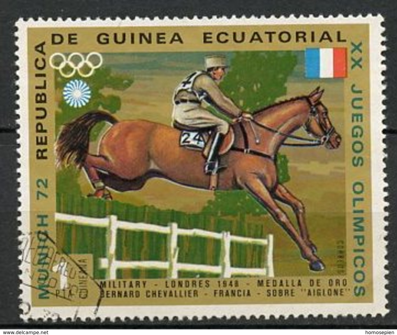 Guinée équatoriale - Guinea 1972 Y&T N°25-1p - Michel N°126 (o) - 1p B Chevallier - Guinée Equatoriale