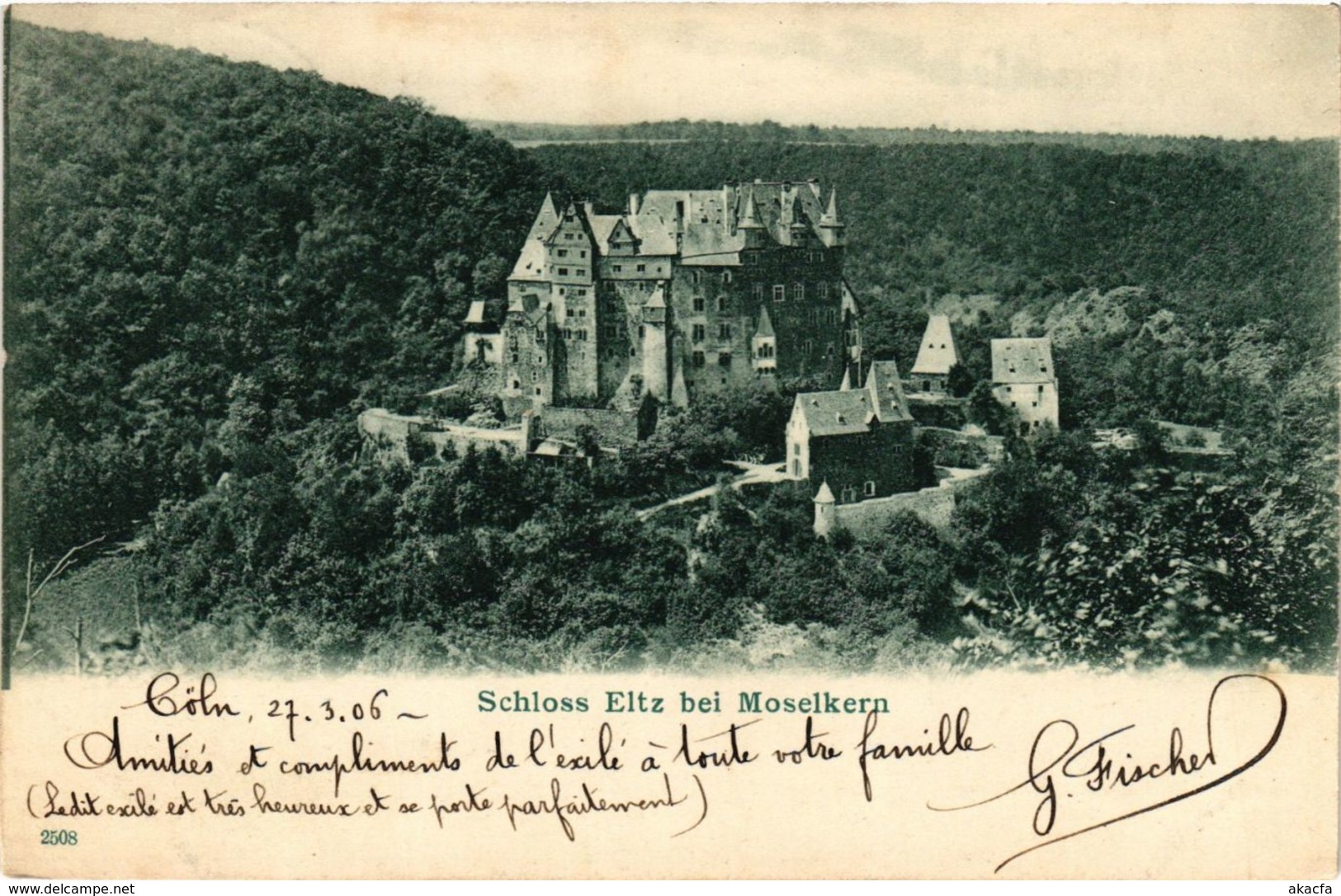 CPA AK Schloss Eltz Bei Moselkern GERMANY (890548) - Altri & Non Classificati