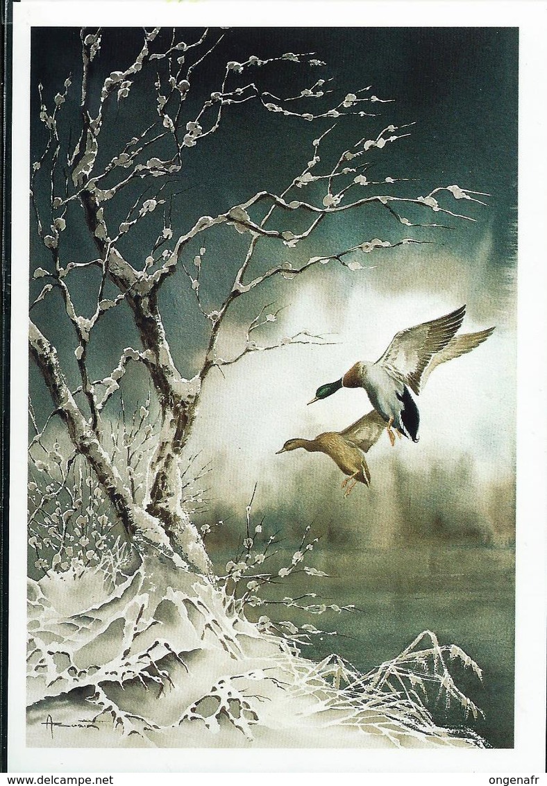 Carte Blanco : Canards En Vol - 1985-.. Oiseaux (Buzin)