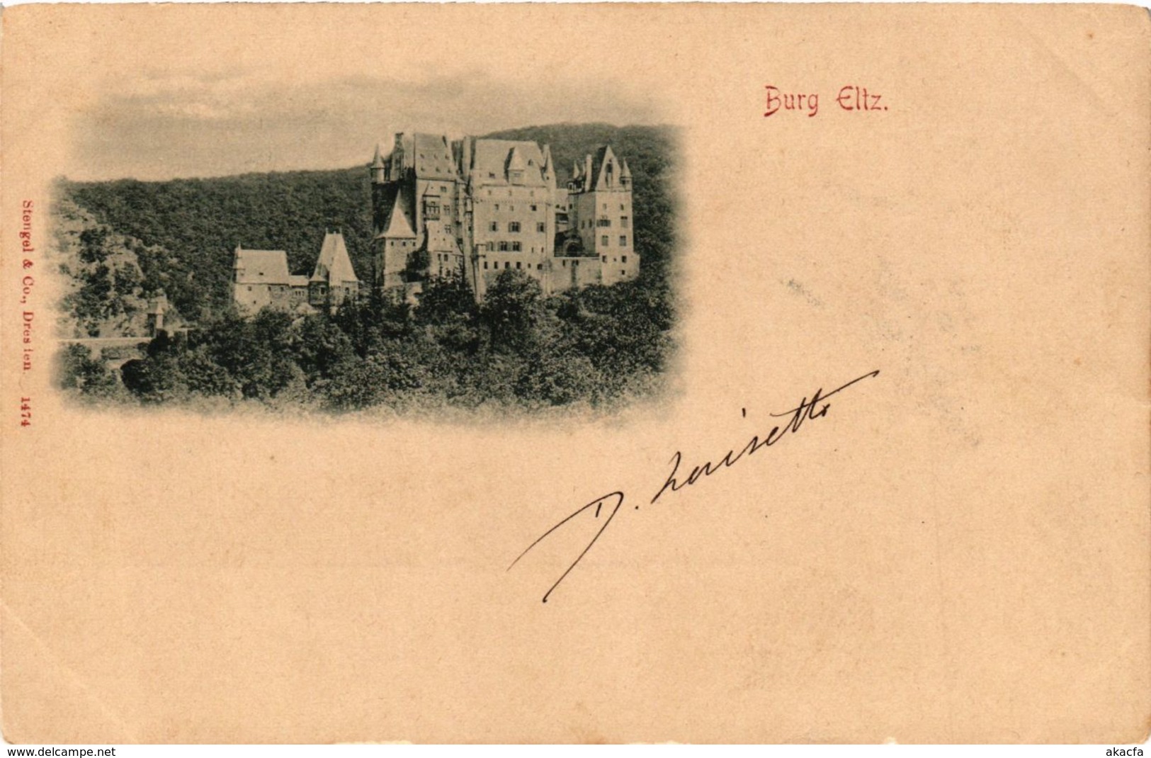 CPA AK Burg Eltz GERMANY (890568) - Altri & Non Classificati