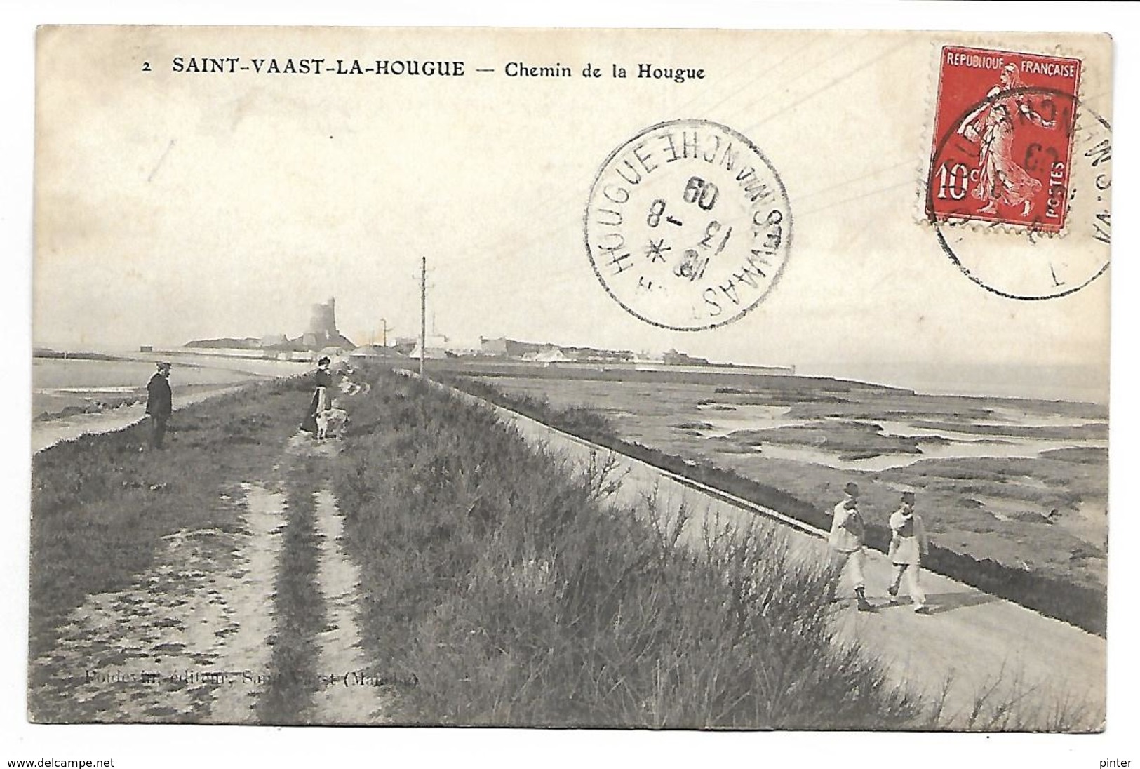 SAINT VAAST LA HOUGUE - Chemin De La Hougue - Saint Vaast La Hougue