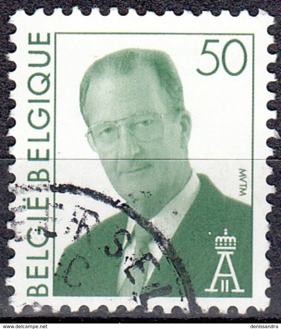Belgique 1996 COB 2662 O Cote (2016) 0.20 Euro Roi Albert II Cachet Rond - Oblitérés