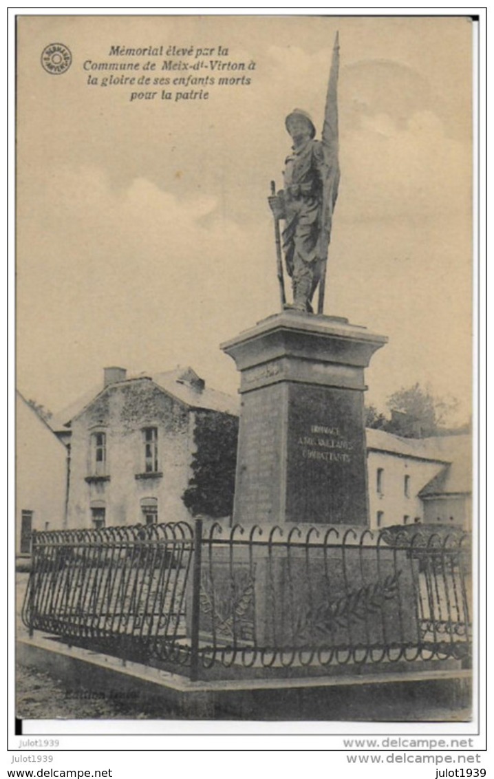 MEIX ..-- Hommage à Nos Vaillants Combattants . 1922 De BERTRIX Vers BRUXELLES . Voir Verso . - Meix-devant-Virton