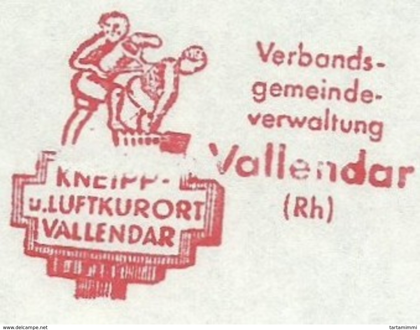 EMA METER STAMP FREISTEMPEL TERMALISM BATH THERMALISM REUMATISM Vallendar Bad Wünnenberg Kneipp Und Luftkurort - Thermalisme