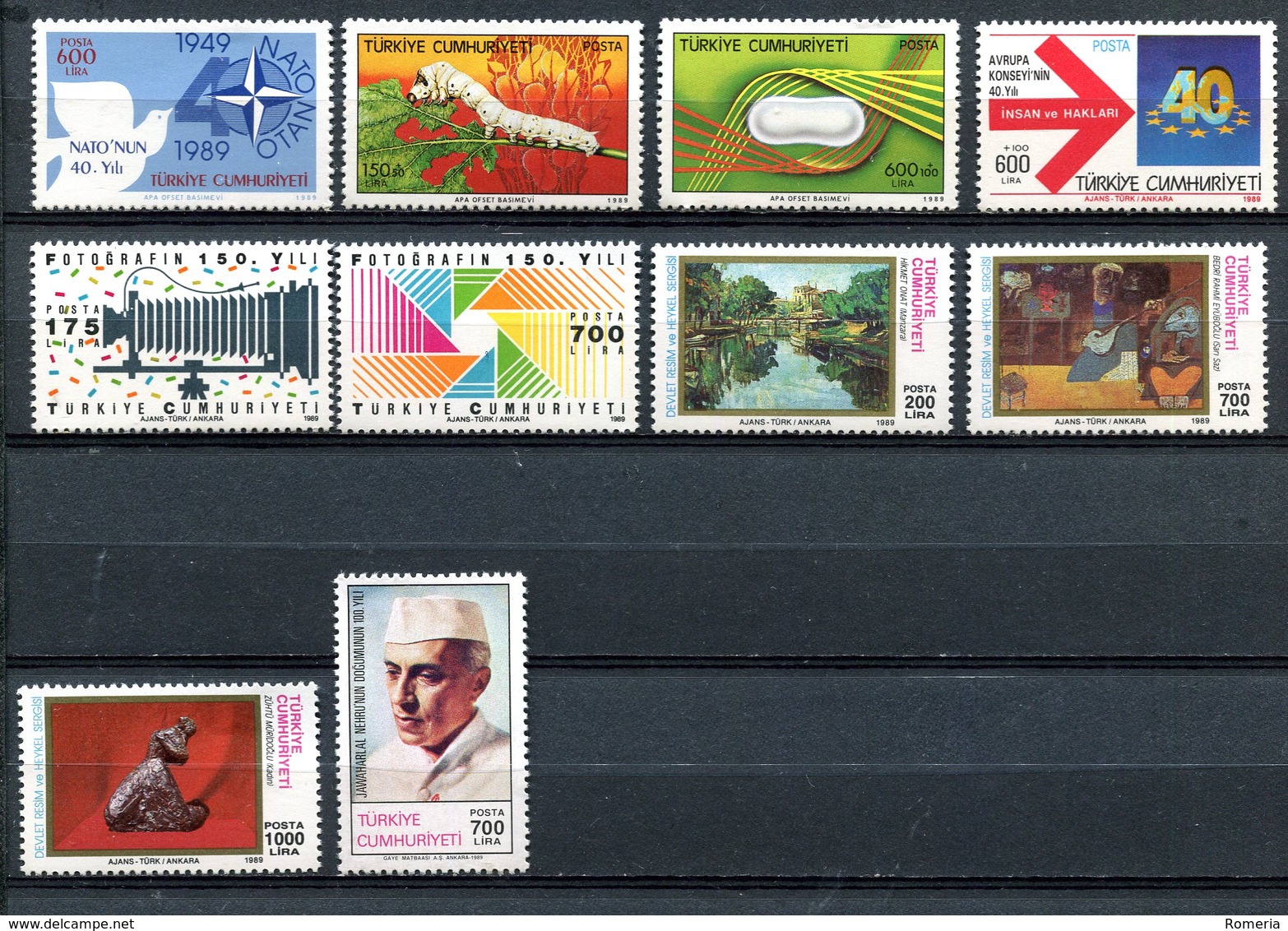 Turquie - 1989 - Lots Timbres ** - Nºs Dans Description - Nuevos