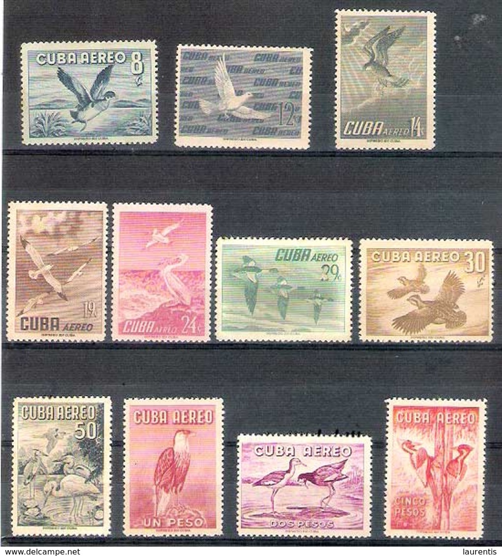 575  Oiseaux - 1956 - Yv A 135-45 - MNH - Cb - 17,75 - Other & Unclassified