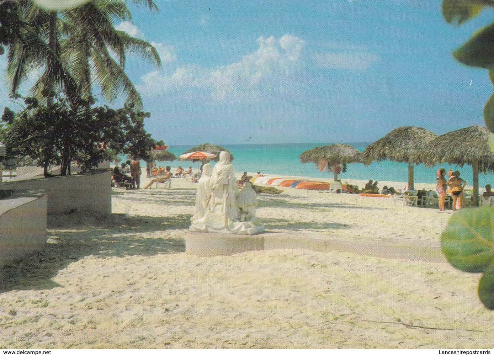 Postcard Playa De Varadero Cuba Nice 1990 Train Stamp My Ref  B23702 - Cuba