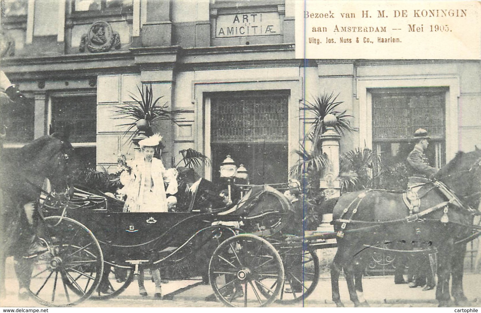 Pays-Bas - Bezoek Van H. M. De KONINGIN Aan Amsterdam - Mei 1905 - Royalty Noblesse - Amsterdam