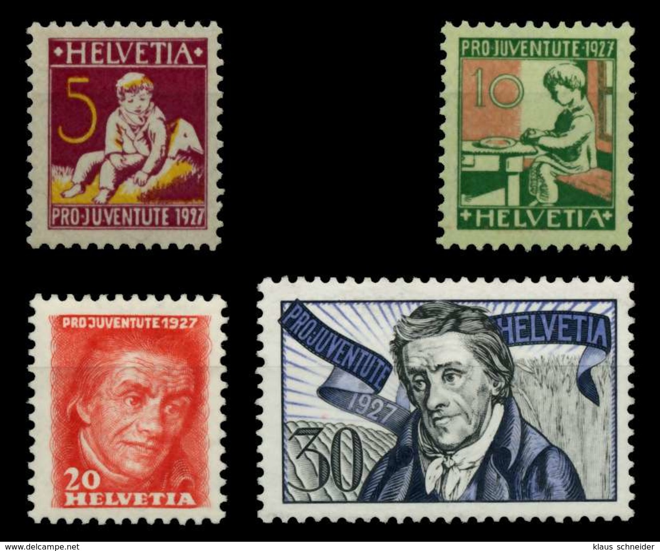 SCHWEIZ PRO JUVENTUTE Nr 222-225 Postfrisch X73CE4E - Nuevos