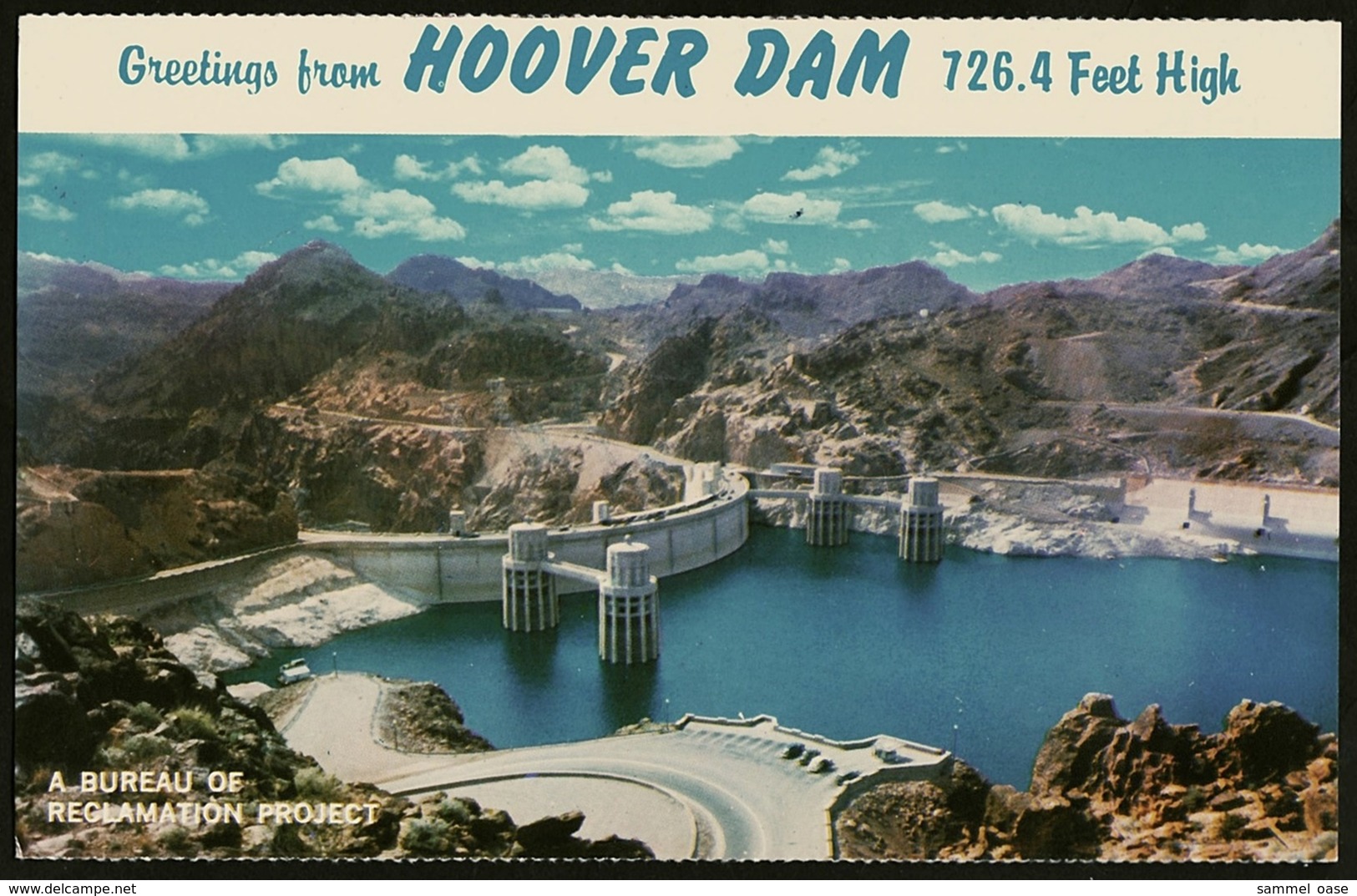 Upstream Face Of Hoover Dam / Nevada  -  Colorado River  -  Ansichtskarten Ca.1965  (11853) - Sonstige & Ohne Zuordnung