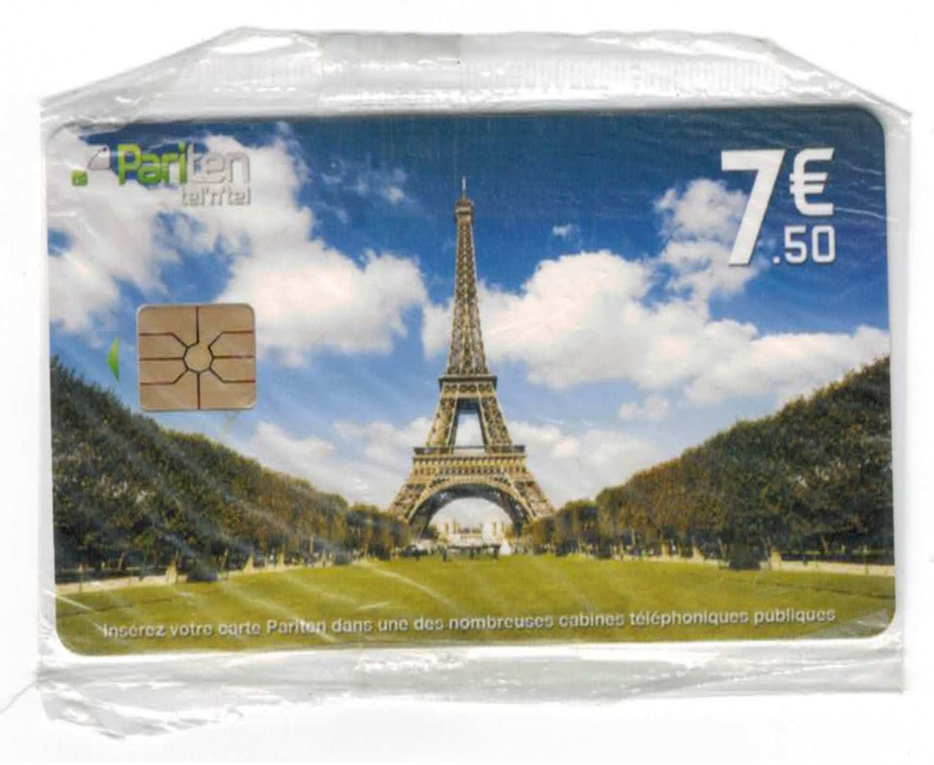 On Air Telecom - PARITEN - Tour Eiffel 7€50 - Tirage 10.000 Ex  Neuve Sous Blister - Voir Scans - 2014-...