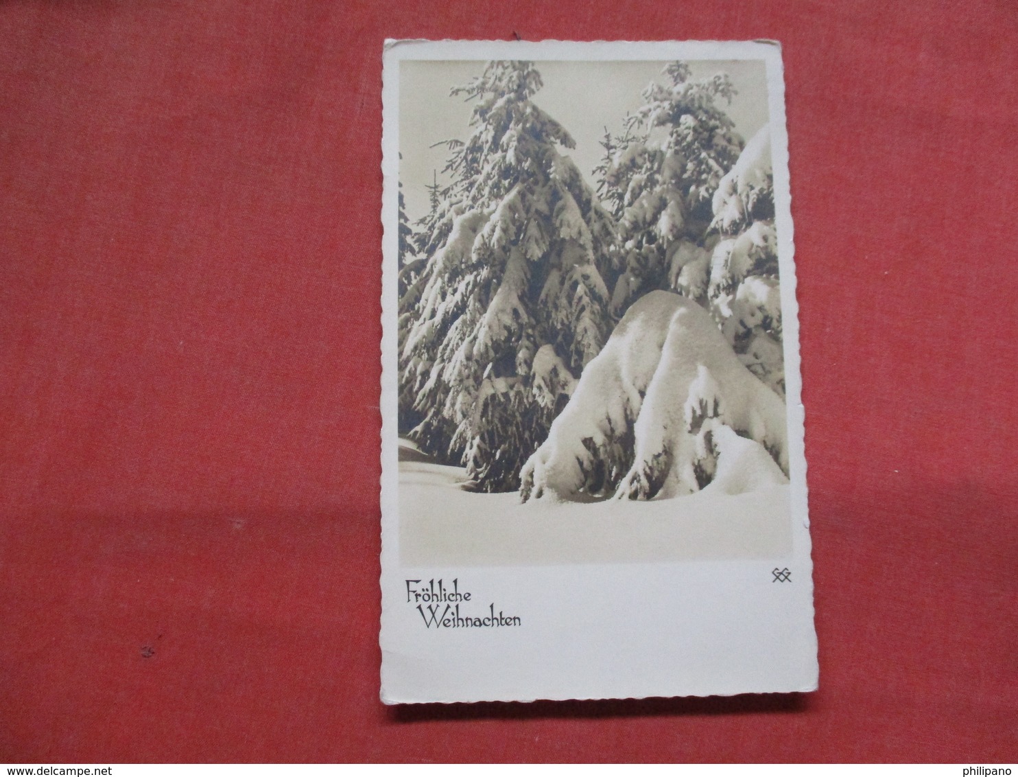 Germany Snow Scene Stamp & Cancel   Ref    3555 - To Identify