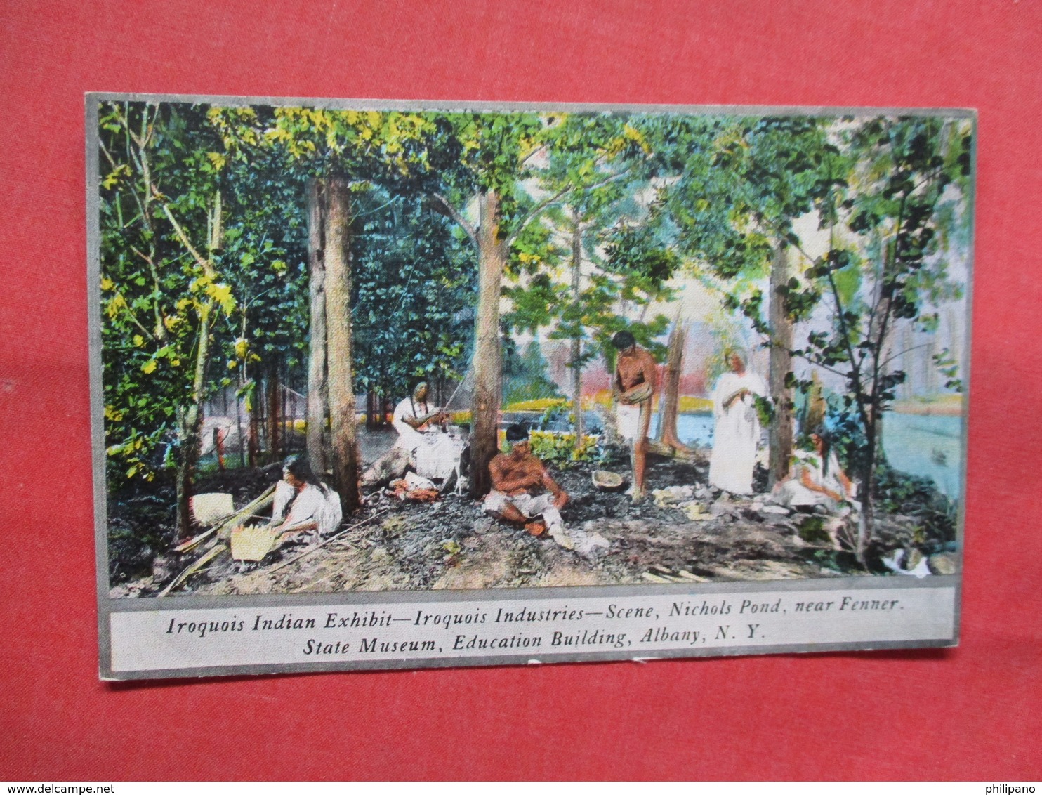 Iroquois Indian Exhibit-- Iroquois Industries      Ref    3555 - Native Americans