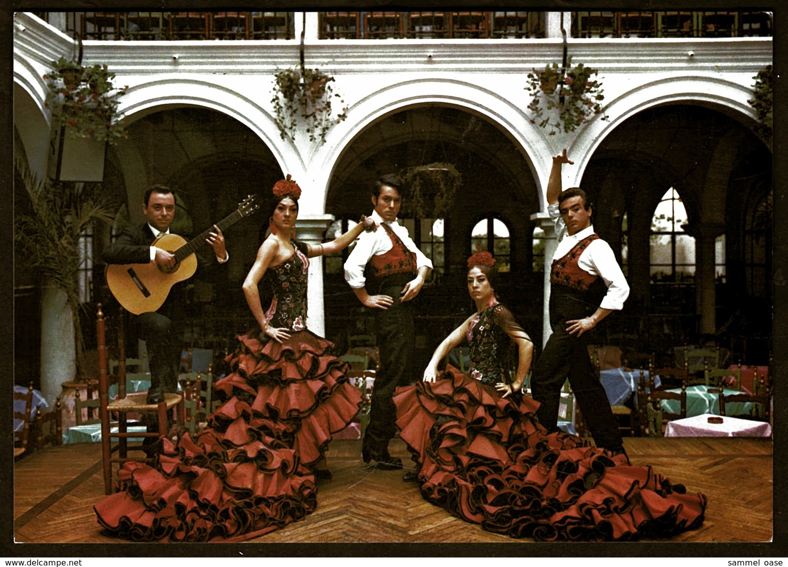 Ballet "Los Flamencos"  -  El Relicario Night Club  -  Lloret De Mar  -  Ansichtskarte Ca.1966   (11800) - Werbepostkarten