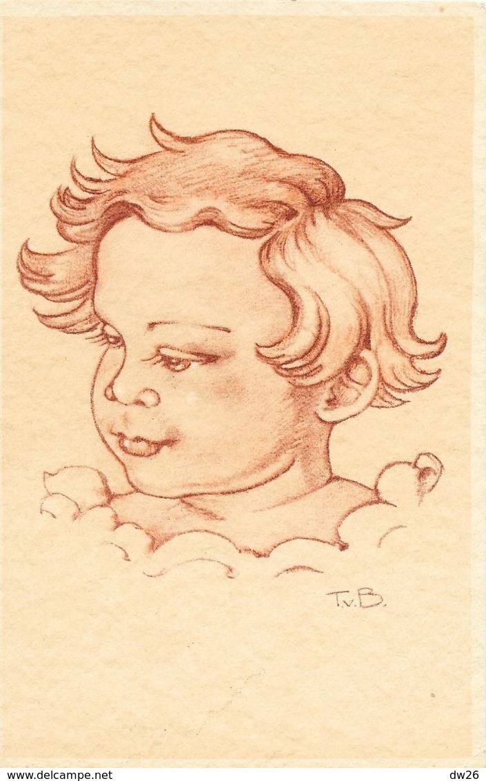 Illustration Tilly Von Baumgarten (T.v.B.) Visage D'enfant - Carte N° 5201 Non Circulée - Baumgarten, Tilly Von