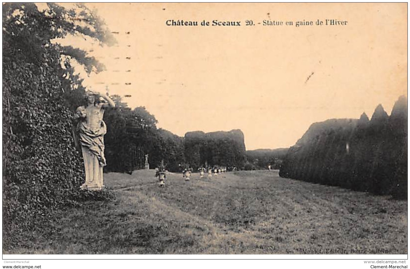 SCEAUX : Statue En Gaine De L'Hiver - Très Bon état - Sceaux