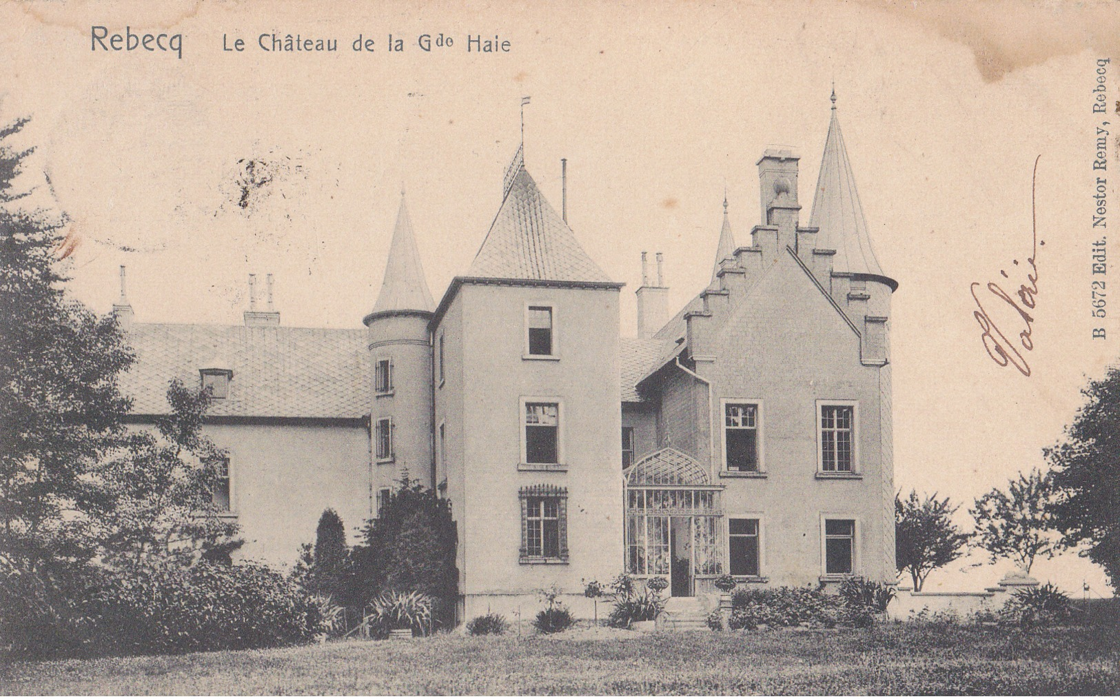 Rebecq Le Chateau De La Grande Haie - Rebecq