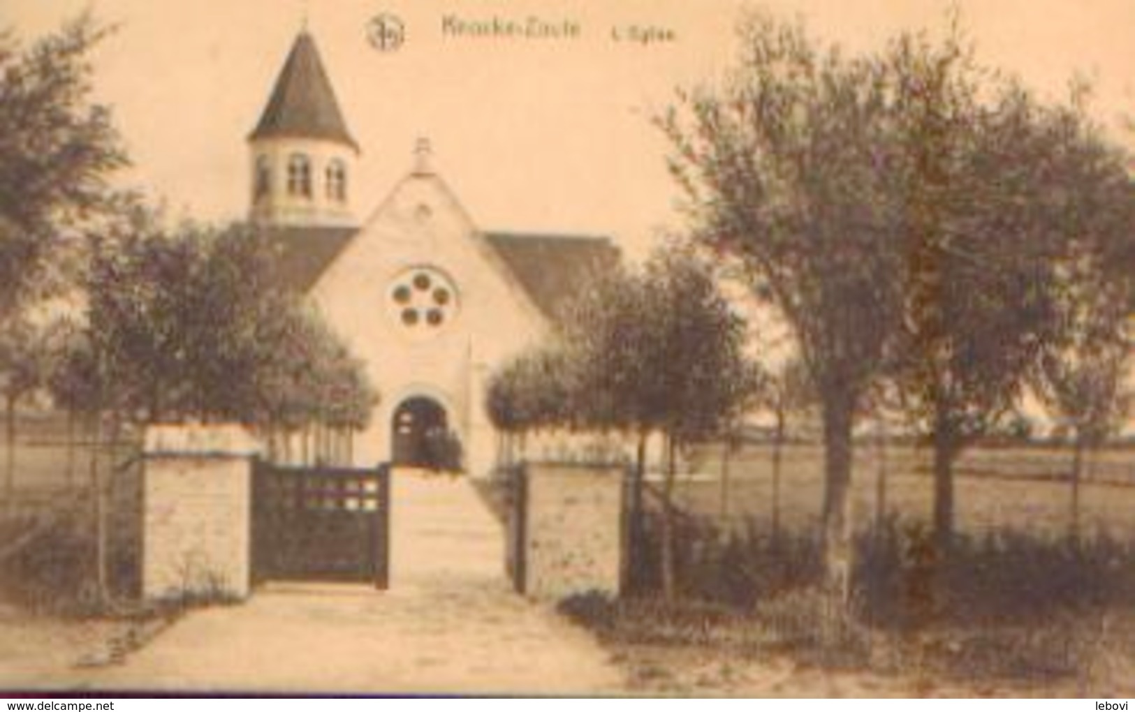 KNOCKE-ZOUTE « L’église » - Nels Série 17 N° 83 - Knokke