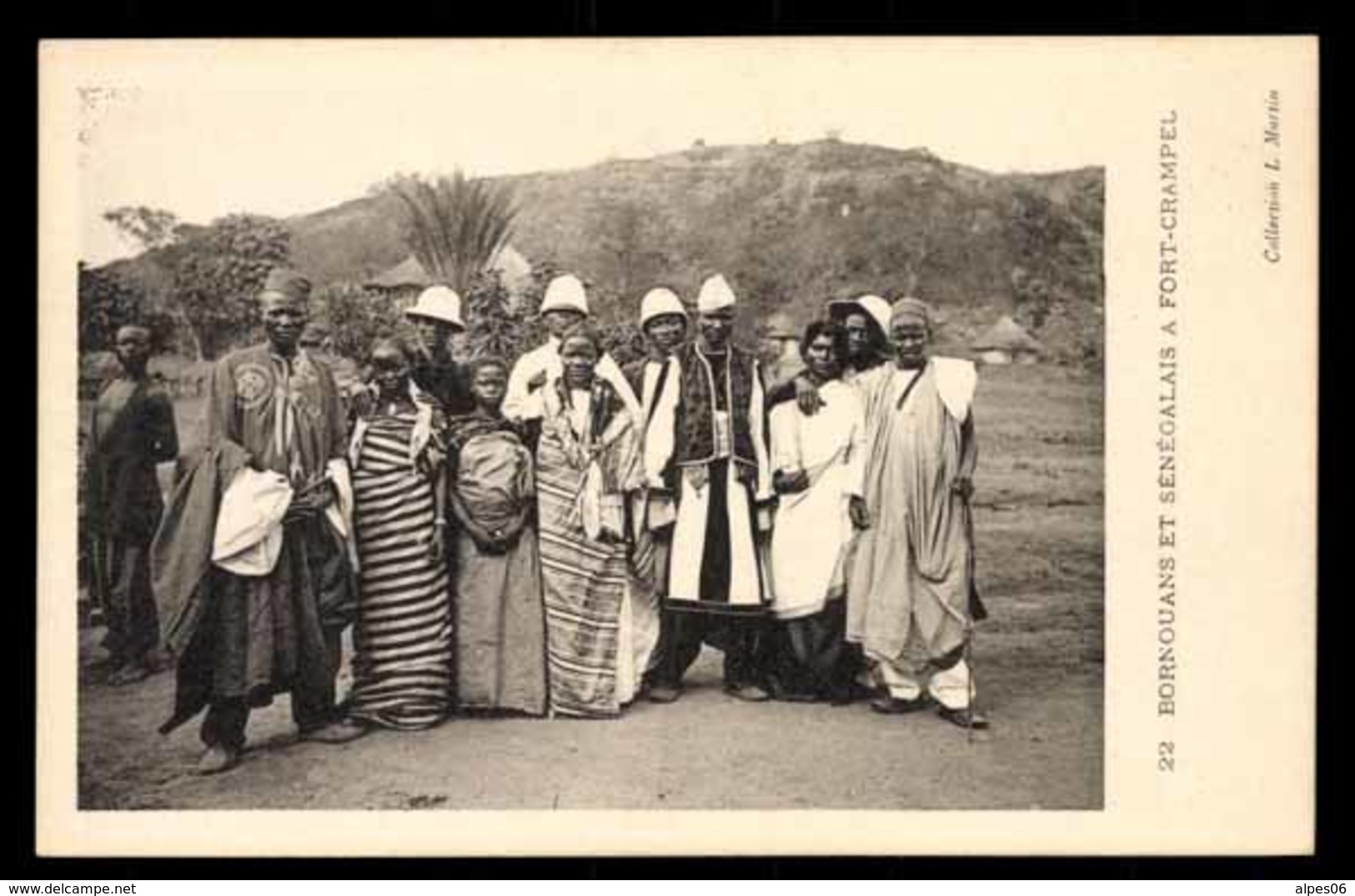 Tchad, Fort-Crapel, Bornouans Et Sénégalais, ETHNIQUE - Tchad