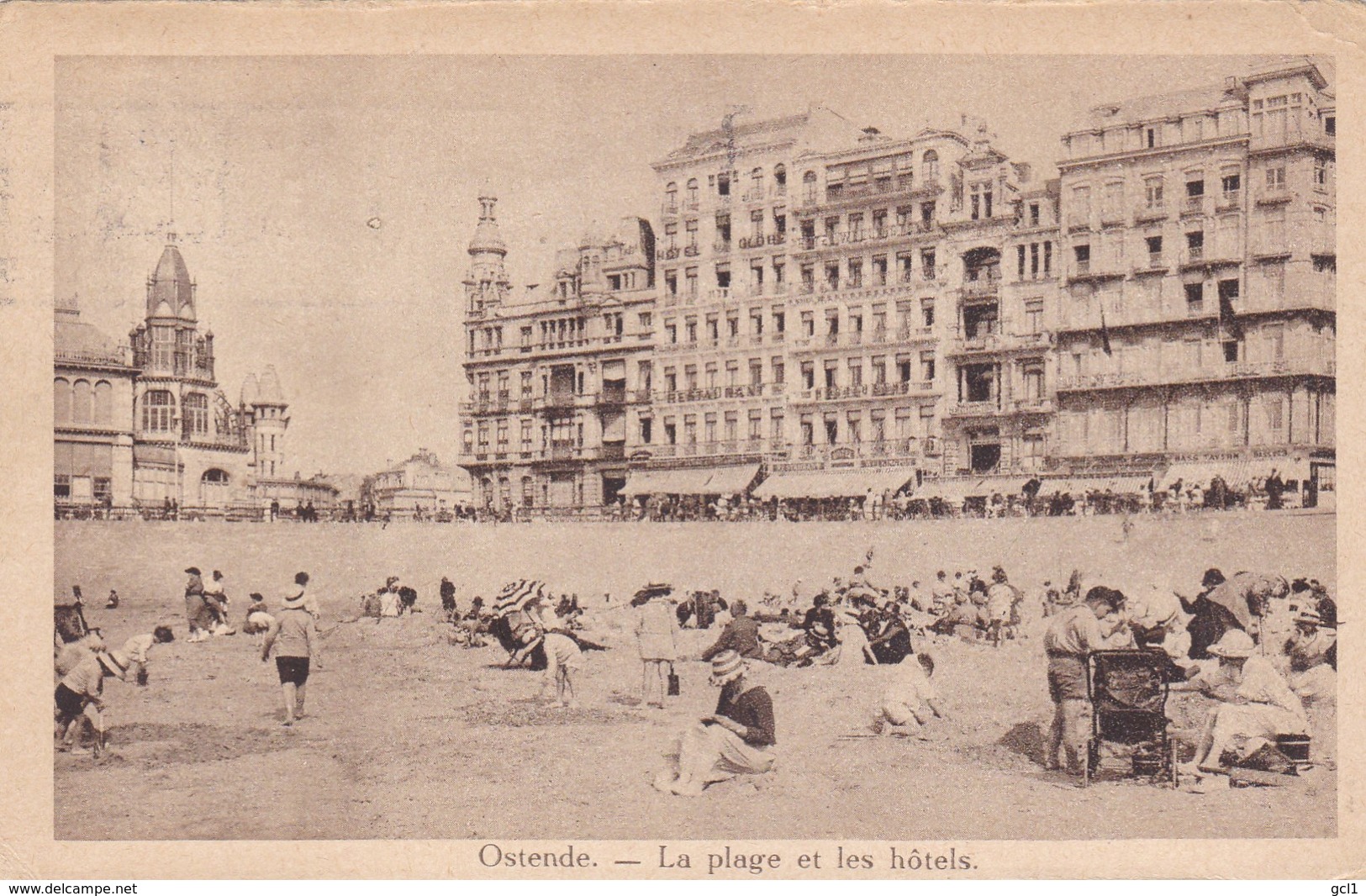 Oostende - La Plage Et Les Hotels - Oostende