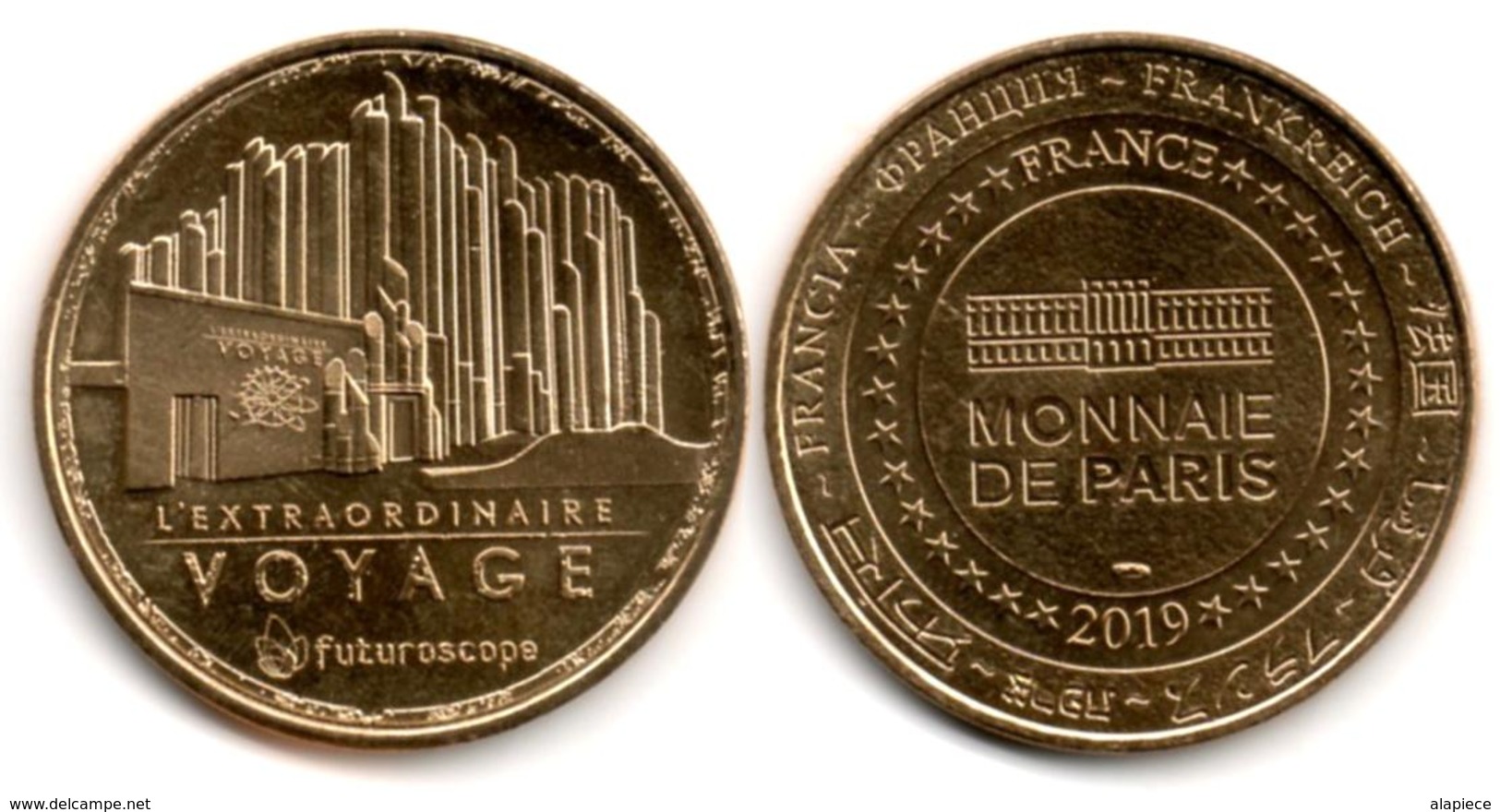 France - Monnaie De Paris - Futuroscope - 2019 - L'Extraordinaire Voyage #1 - 2019