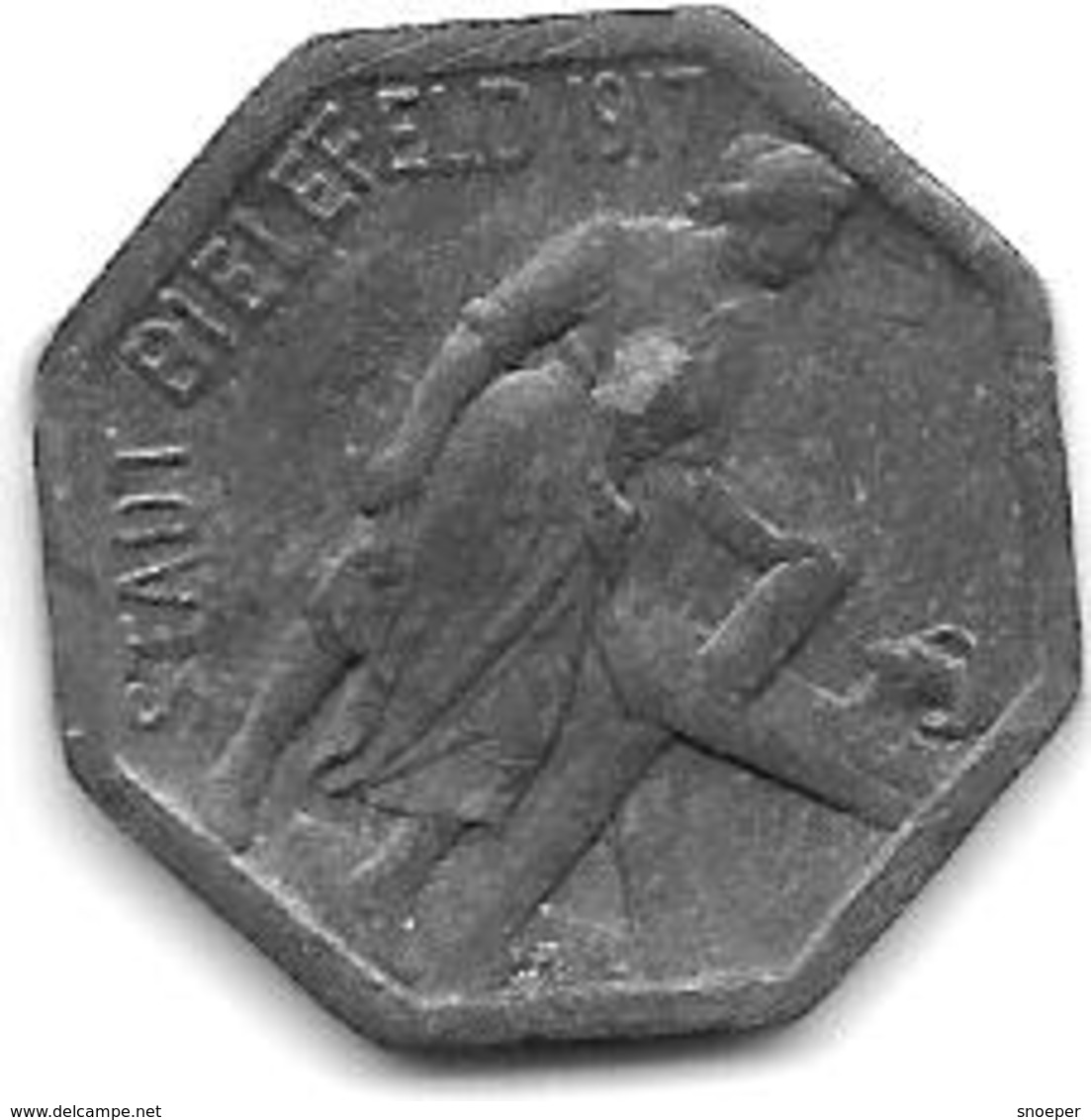 *notgeld  Bielefeld 5 Pfennig 1917  Zn    1501.1 /F40.1 - Andere & Zonder Classificatie