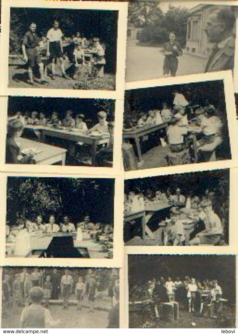 Camp Louveteaux Au STUYVENBERG 1943 – Présence Et Promesse Du Prince Albert – Lot De 25 Photos Originales - Scoutisme