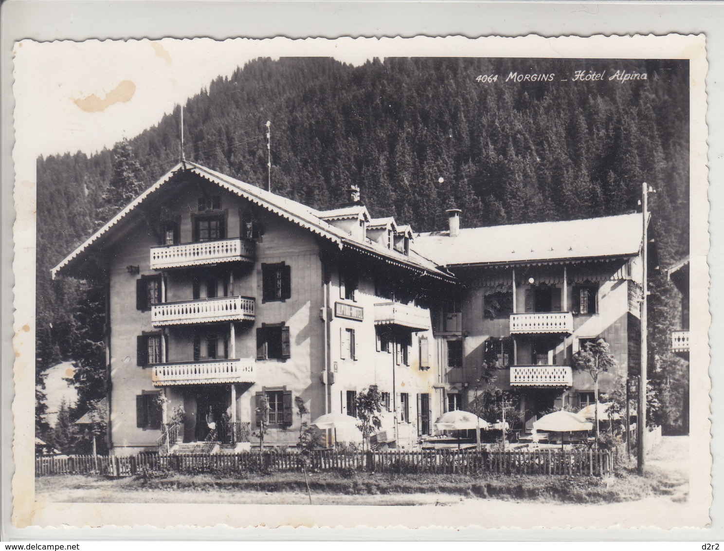 MORGINS - HOTEL ALPINA - 6.12.44 - Other & Unclassified