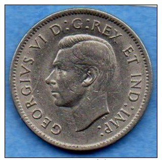 R13/ CANADA  5 Cents  1942  Km#33  George VI - Canada