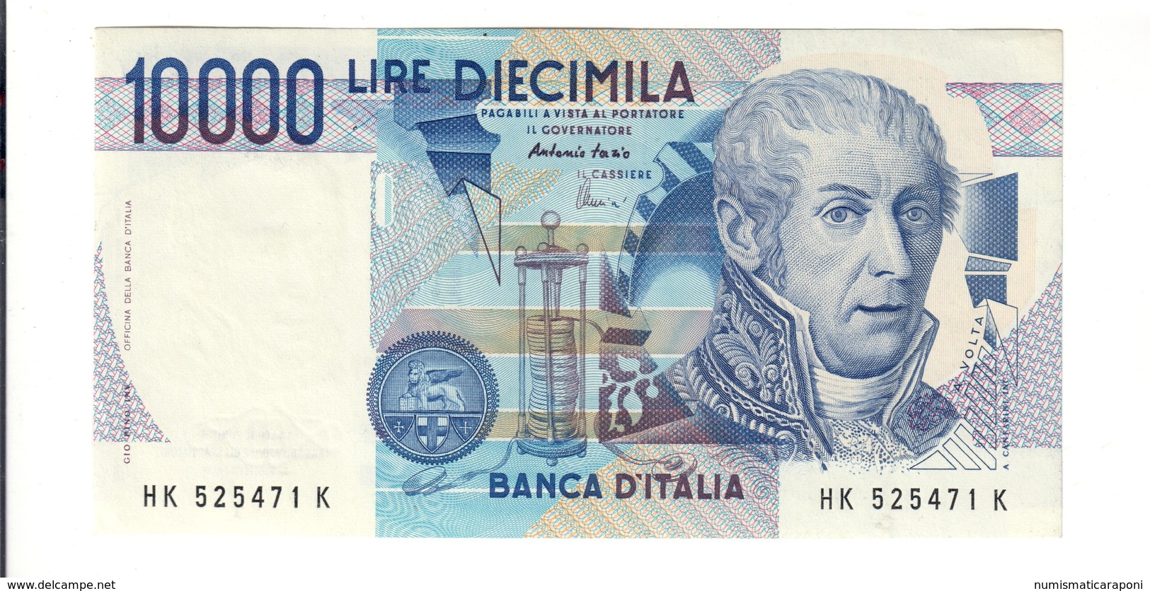 10000 Lire Alessandro Volta K 1998 Q.fds  LOTTO 2719 - 10000 Lire