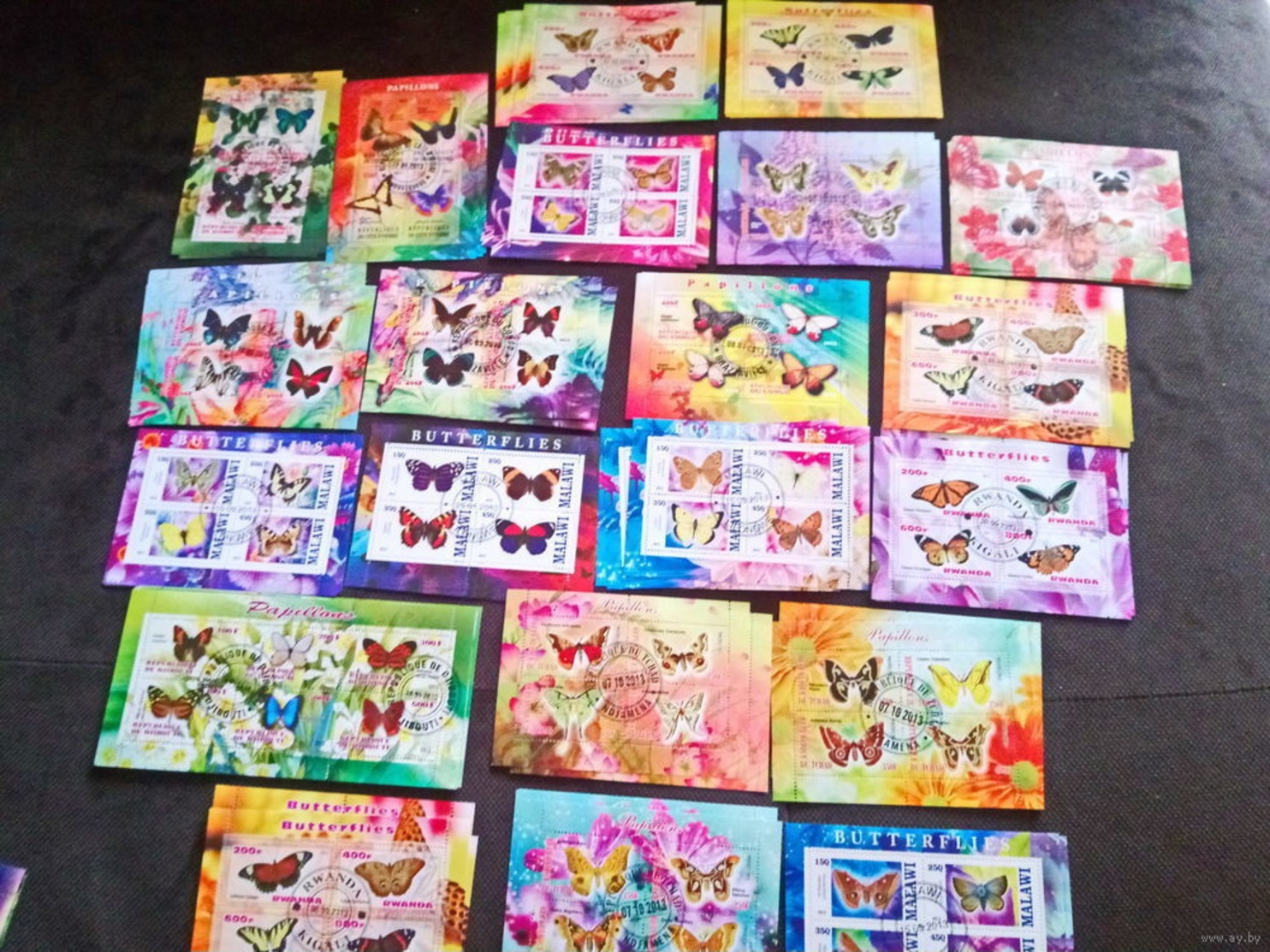 Blocks 21 Pcs Butterflies - Schmetterlinge