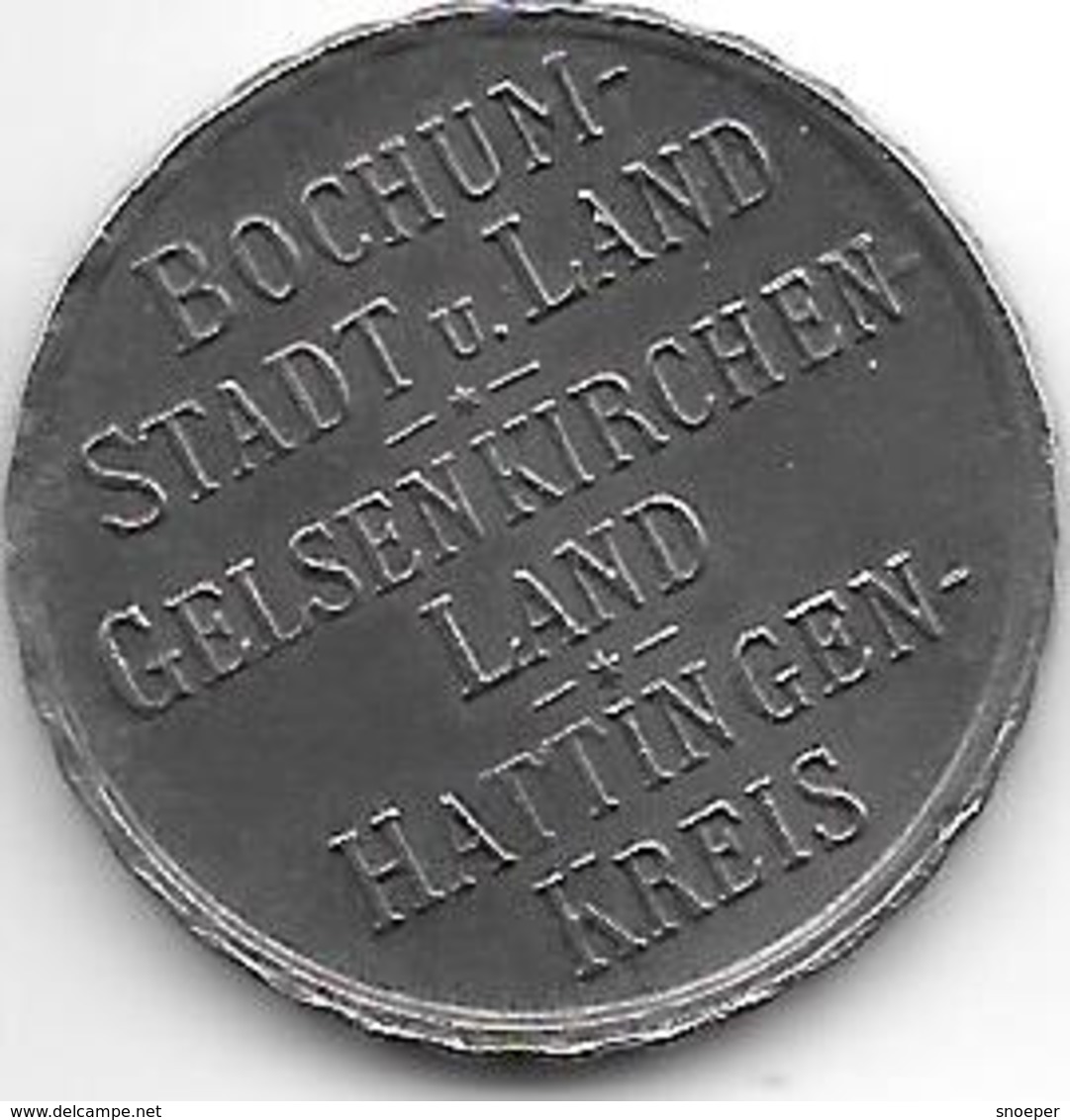 *notgeld Bochum 50 Pfennig  1918  Fe 22,9 Mm   1645.6 /F49.3a - Otros & Sin Clasificación