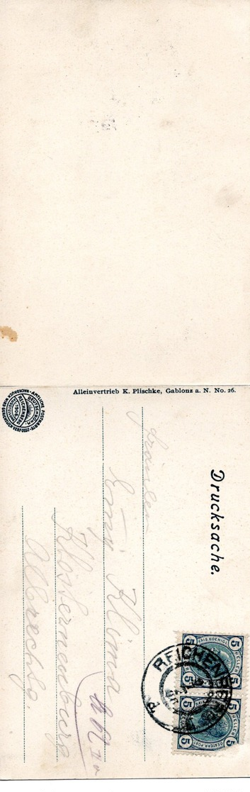 REICHENBERG/LIBEREC; Gesamtansicht Der Deutschbömischen Ausstellung 1906, 9.7.1906 - Repubblica Ceca
