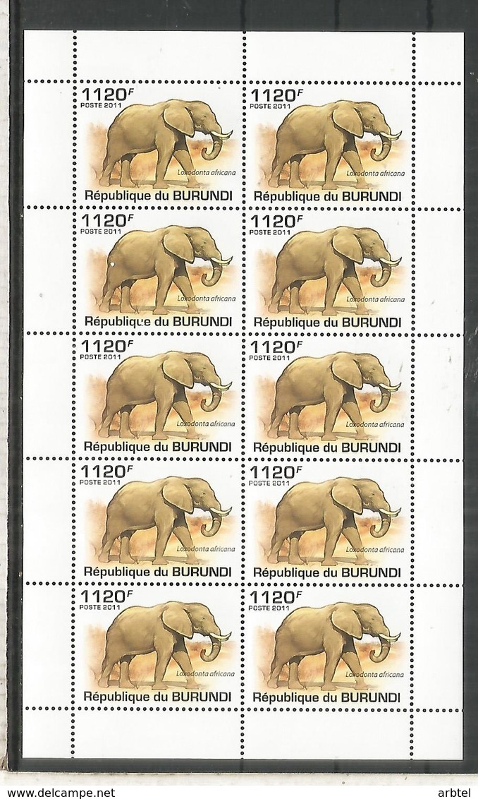 BURUNDI HOJITA ELEFANTE ELEPHANT FAUNA - Elefantes