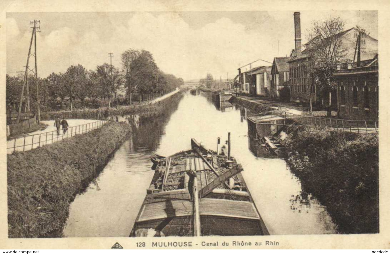 MULHOUSE  Canal Du Rhone Au Rhin Peniche RV - Mulhouse