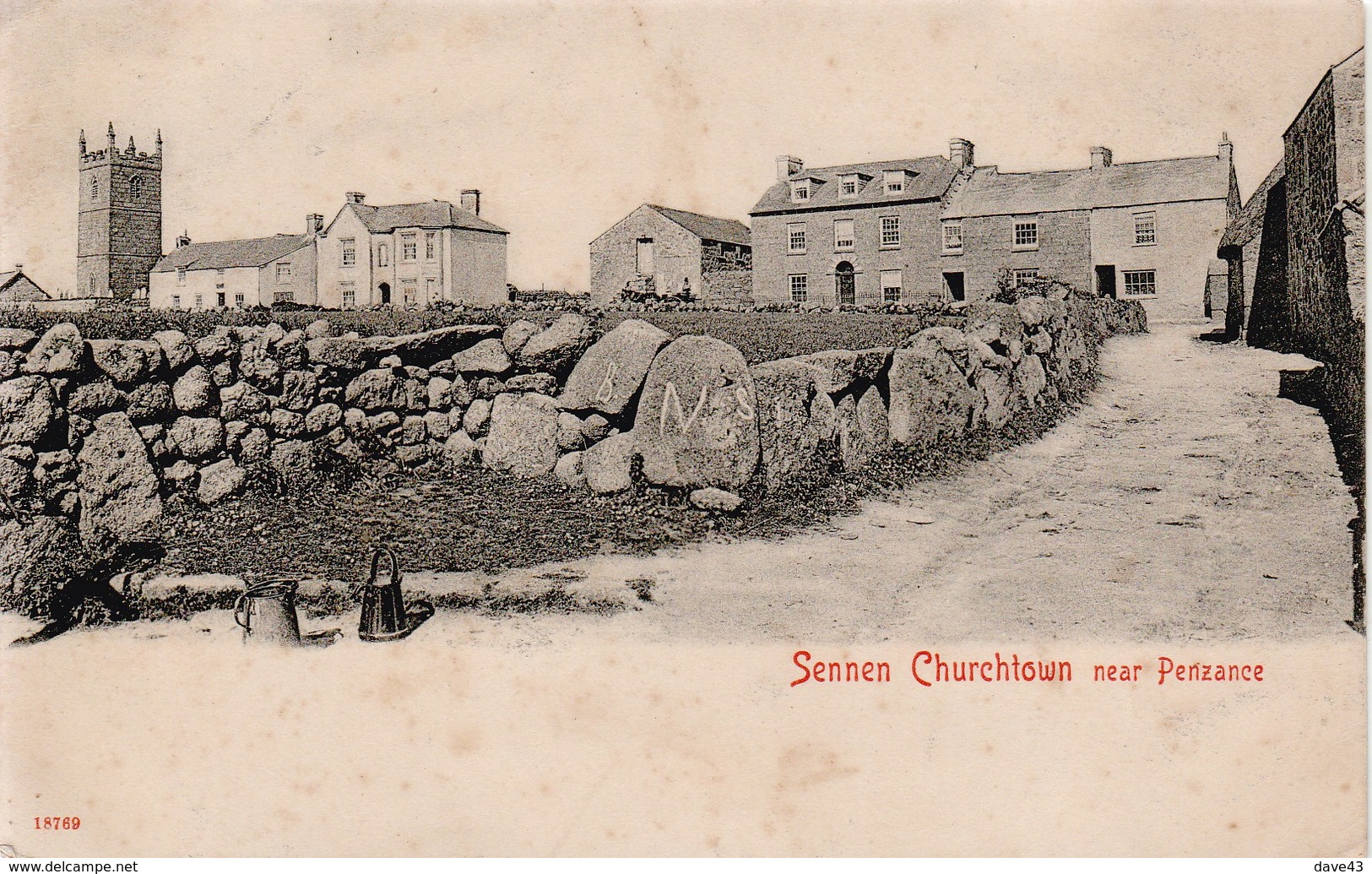 Unused  Early Stengel Card Sennen Churchtown Nr Penzance - Other & Unclassified