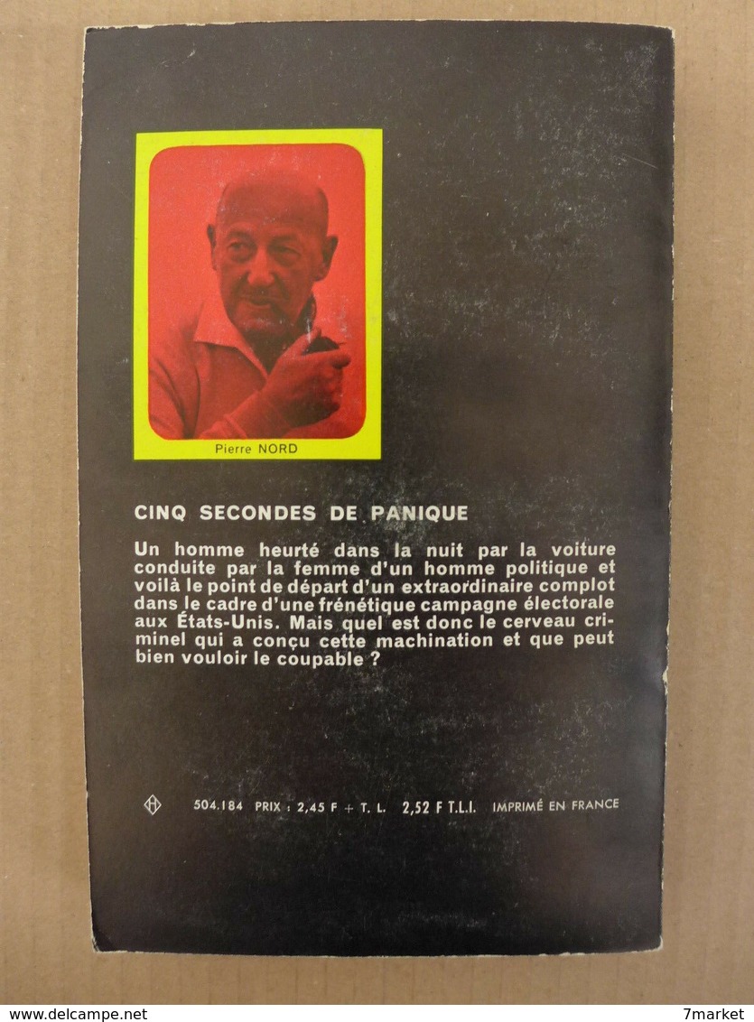 Mignon G. Eberhart - Cinq Secondes De Panique /  1964 - éd. Librairie Arthème Fayard - Arthème Fayard - Autres