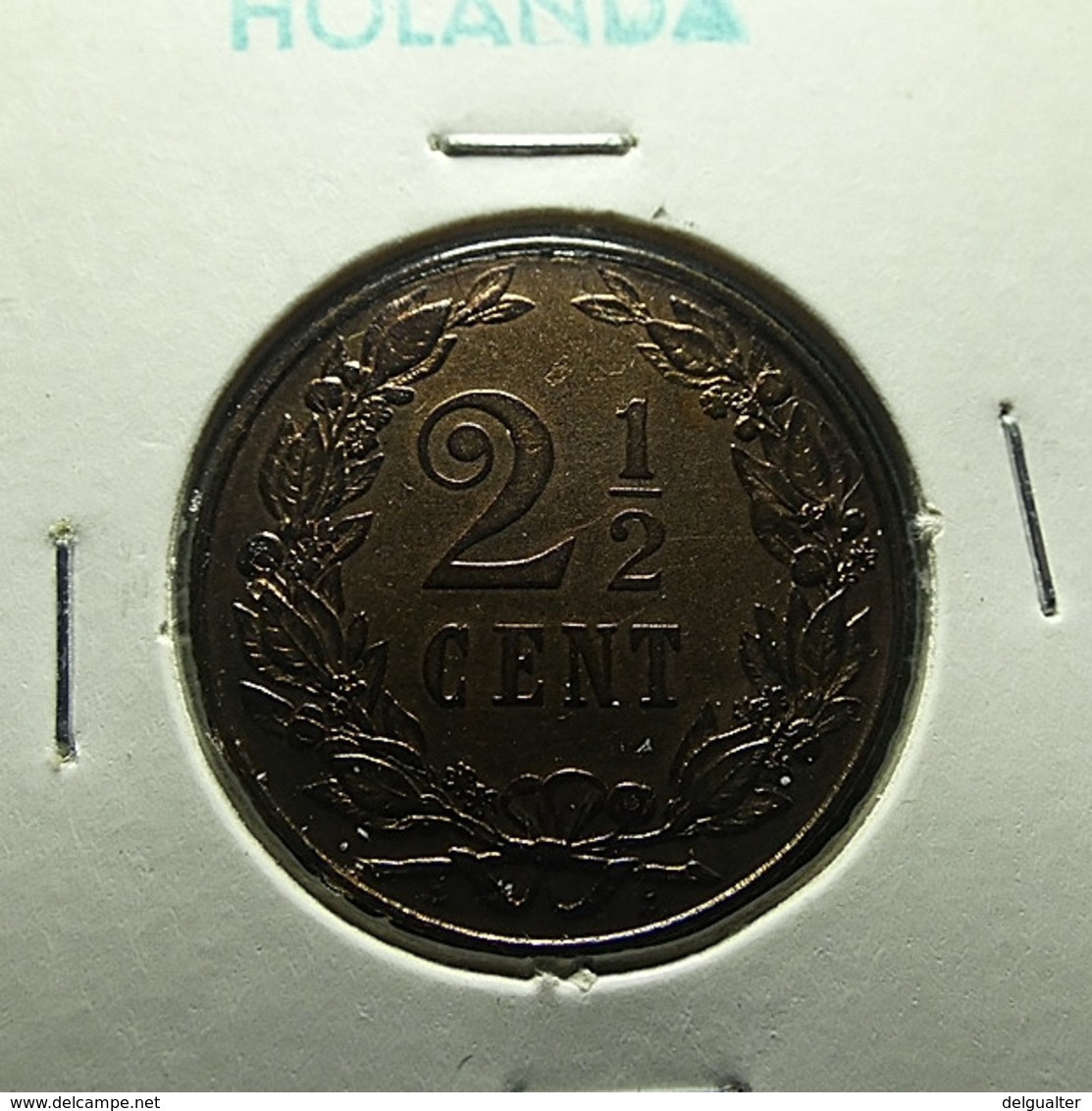 Netherlands 2 1/2 Cents 1904 Varnished - 2.5 Cent