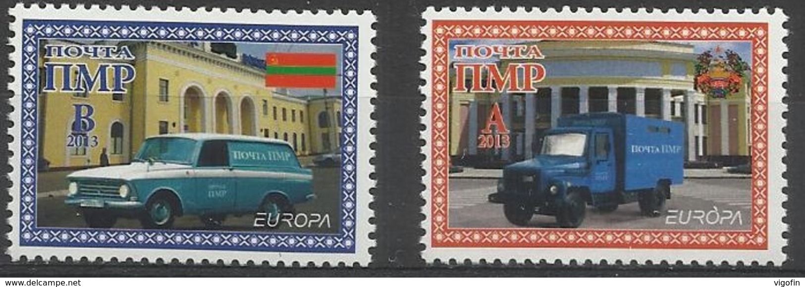 MD PMR 2013- EUROPA CEPT, MOLDAVIA PMR, 1 X 2v, MNH - Vignetten (Erinnophilie)