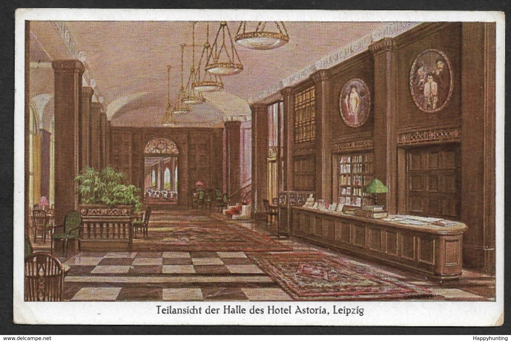 1930 - Dt.Reich Auslands AK Leipzig Nach Bruxelles - Hotel Stempel HOTEL ASTORIA 16.9.30 - Briefe U. Dokumente