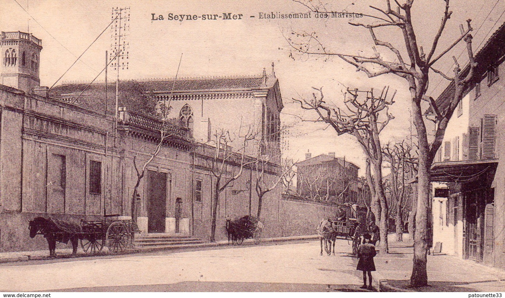 83 LA SEYNE SUR MER ETABLISSEMENT DES MARISTES ANIMEE CLICHE UNIQUE - La Seyne-sur-Mer