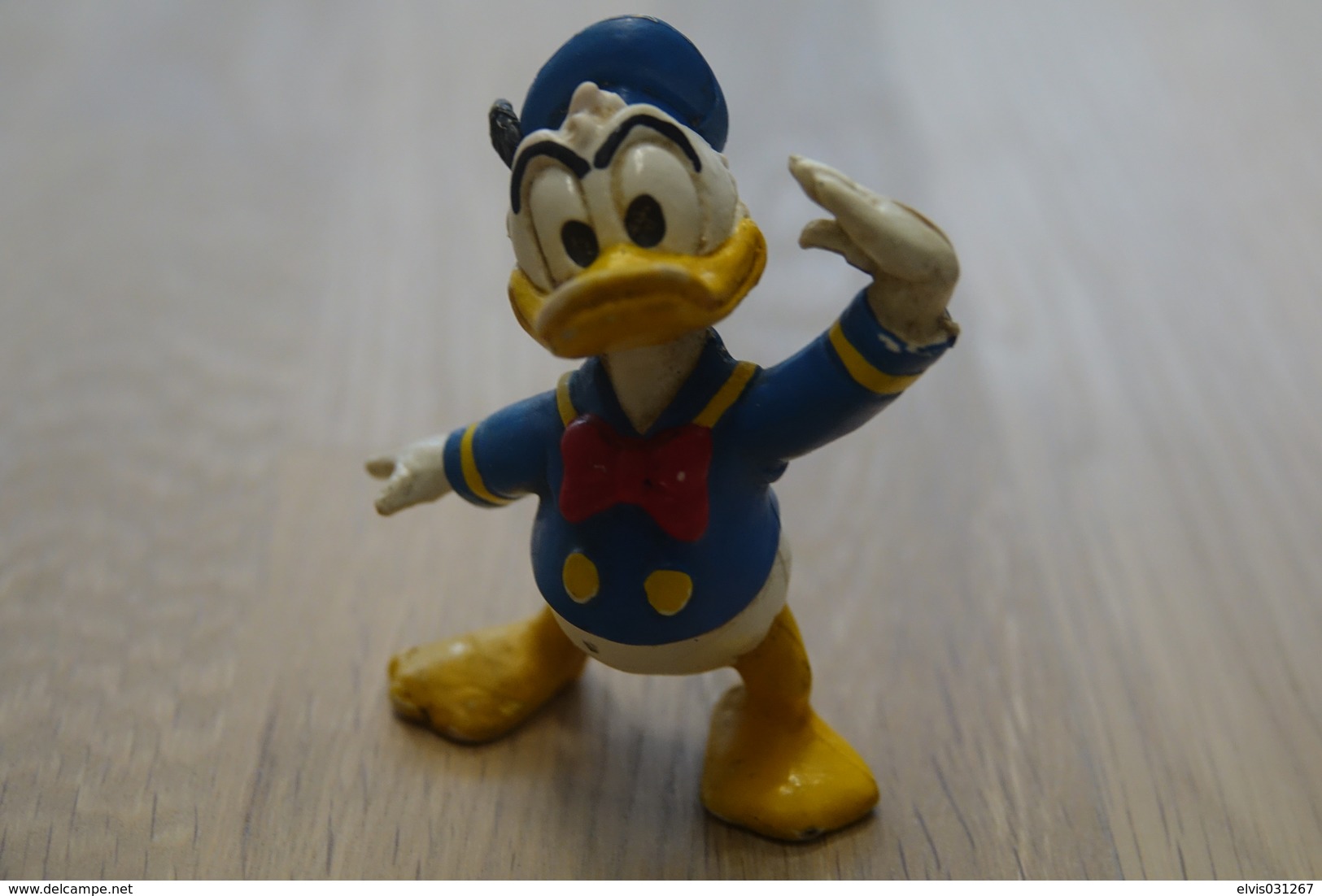 Vintage FIGURE : BULLY DONALD DUCK DISNEY - 1986 - RaRe  - Figuur - Autres & Non Classés