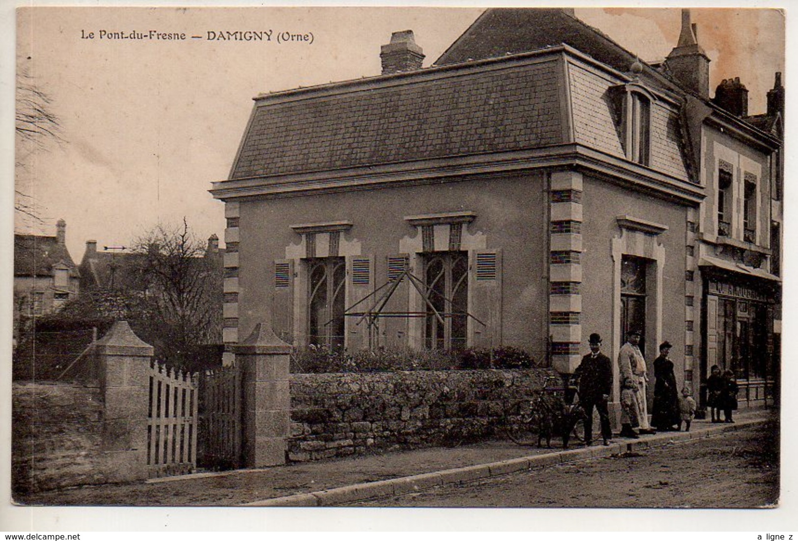 REF 412 : CPA 61 DAMIGNY Le Pont Du Fresne - Damigny