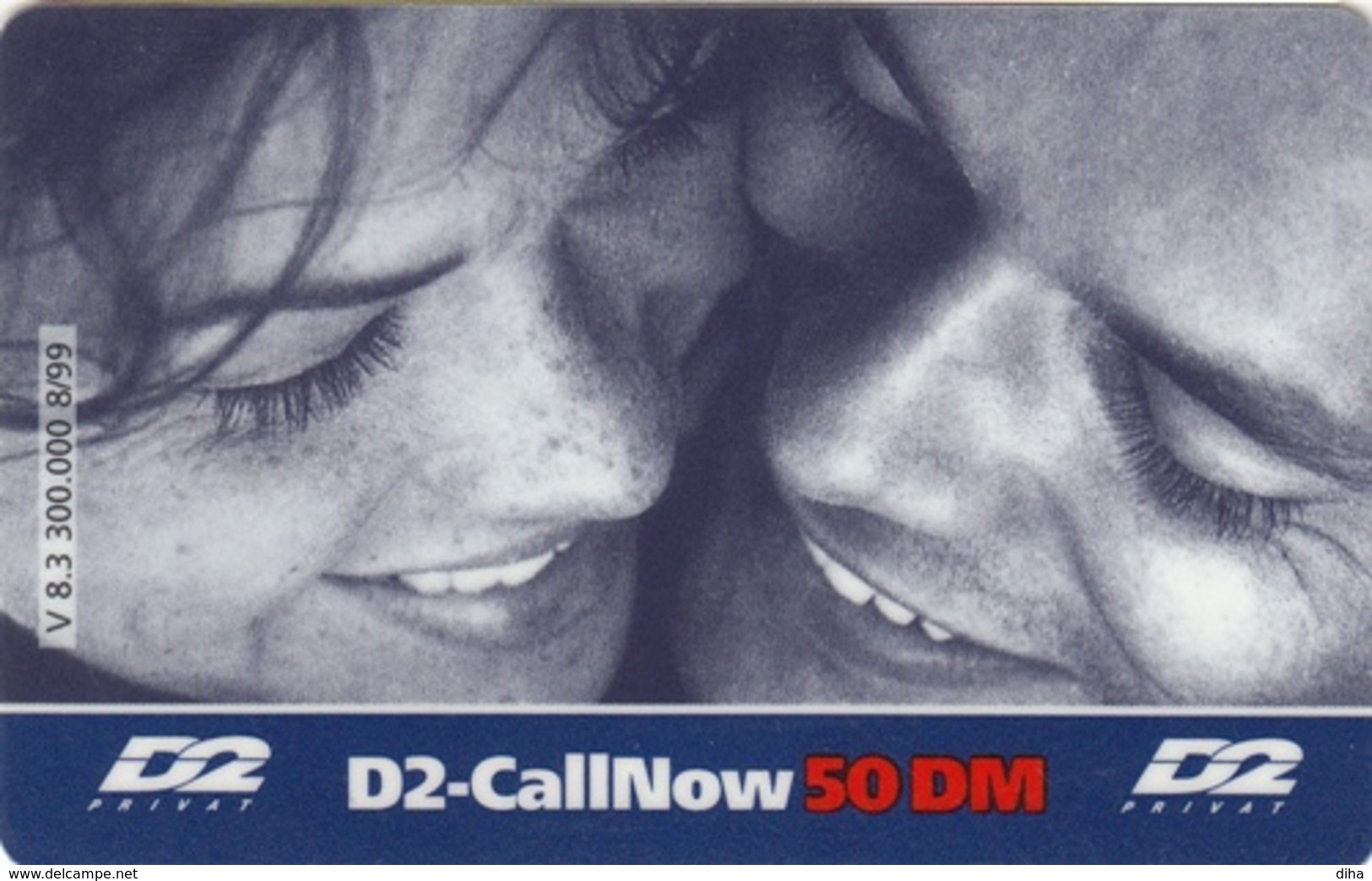 T273 - Germany, Prepaid, D2 Call Now, V8.3, 08/99, 50 DM, Used, 2 Scans - [2] Prepaid