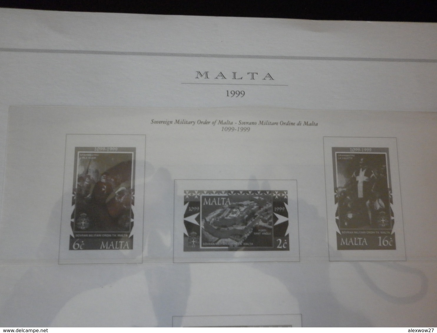 Malta Fogli Marini 1999/2000/2003 Versione Europa - Fogli Prestampati