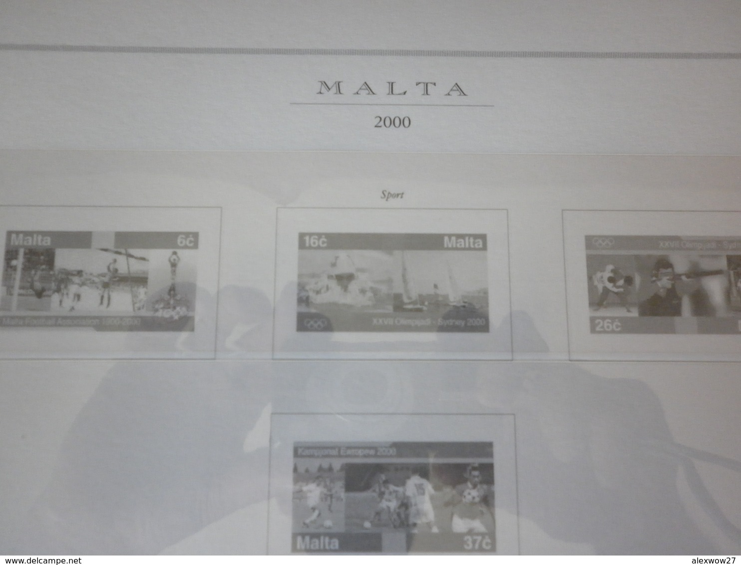 Malta Fogli Marini 1999/2000/2003 Versione Europa - Fogli Prestampati