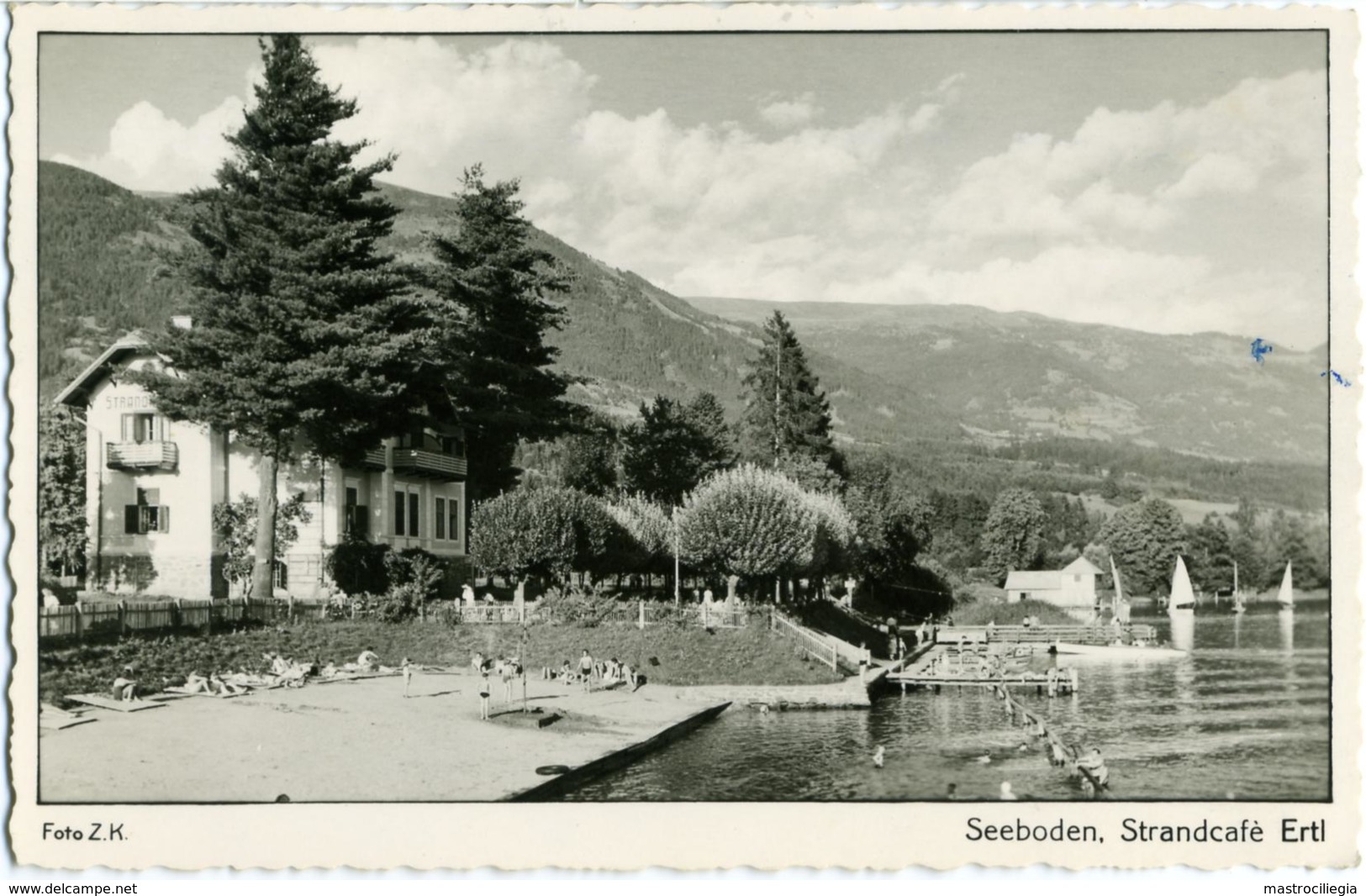 AUSTRIA  KÄRNTEN  SEEBODEN Am MILLSTÄTTERSEE  Strandcafè Ertl - Millstatt